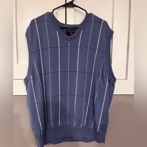 Blue sweater vest